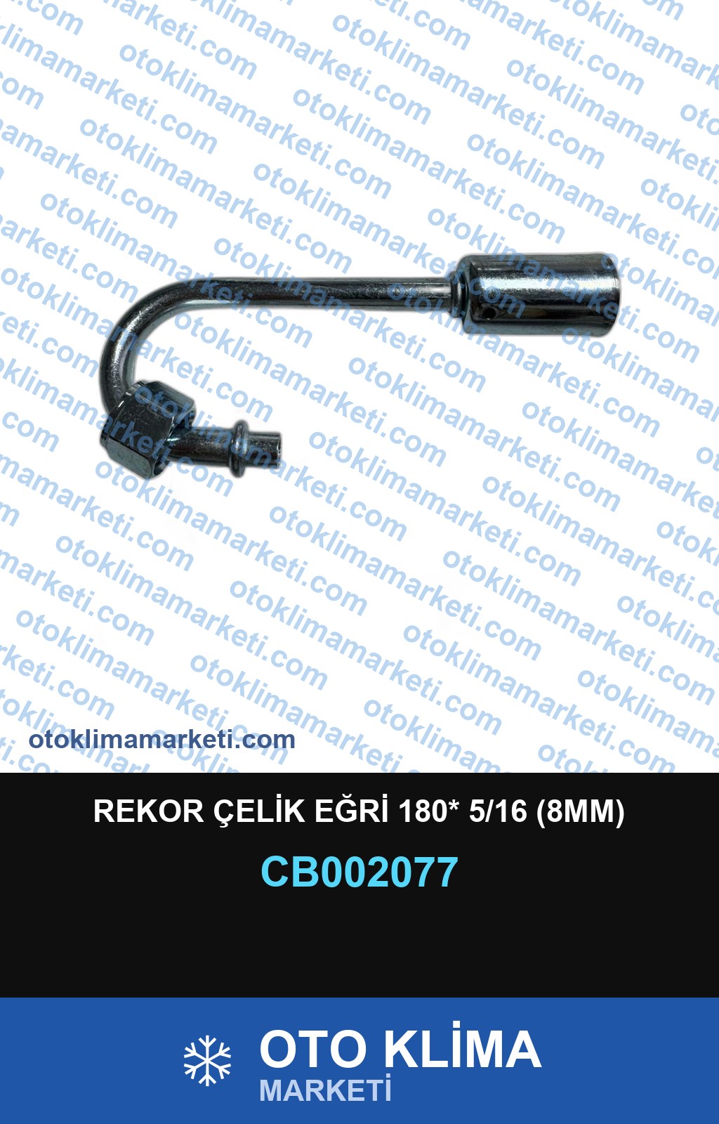 REKOR ÇELİK EĞRİ 180* 5/16 (8MM)