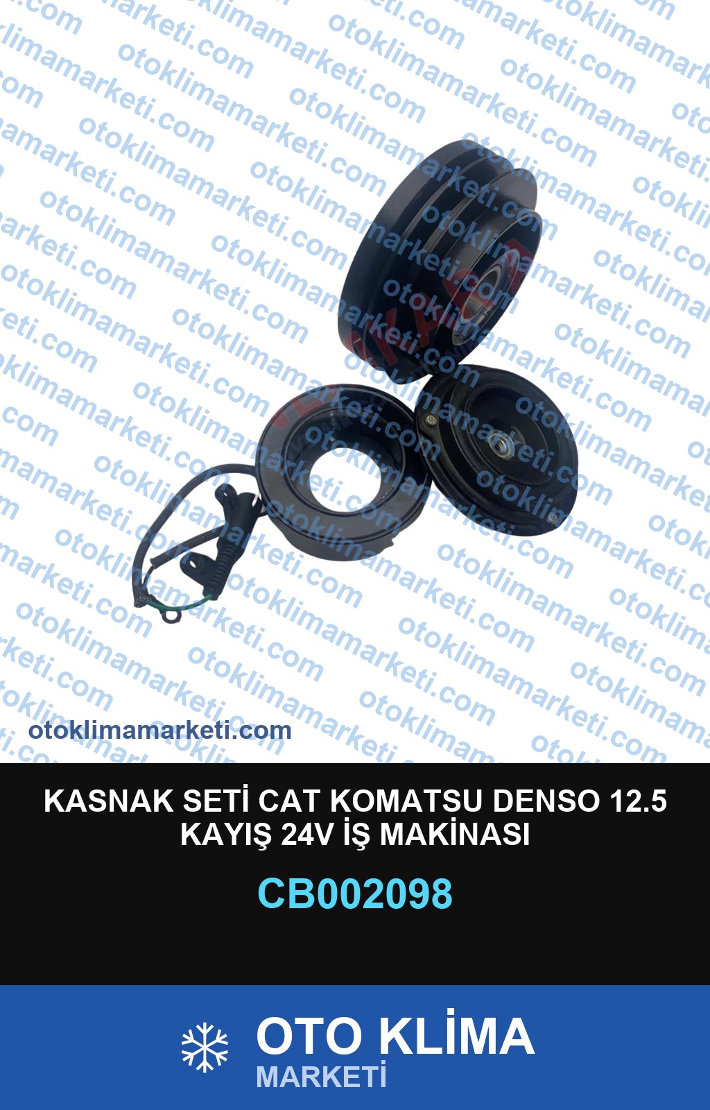 KASNAK SETİ CAT KOMATSU DENSO 12.5 KAYIŞ 24V İŞ MAKİNASI