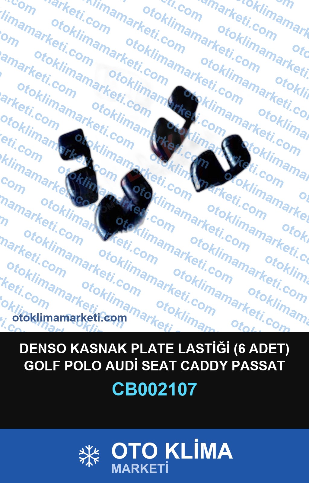 DENSO KASNAK PLATE LASTİĞİ (6 ADET) GOLF POLO AUDİ SEAT CADDY PASSAT JETTA LEON İBİZA FABİA