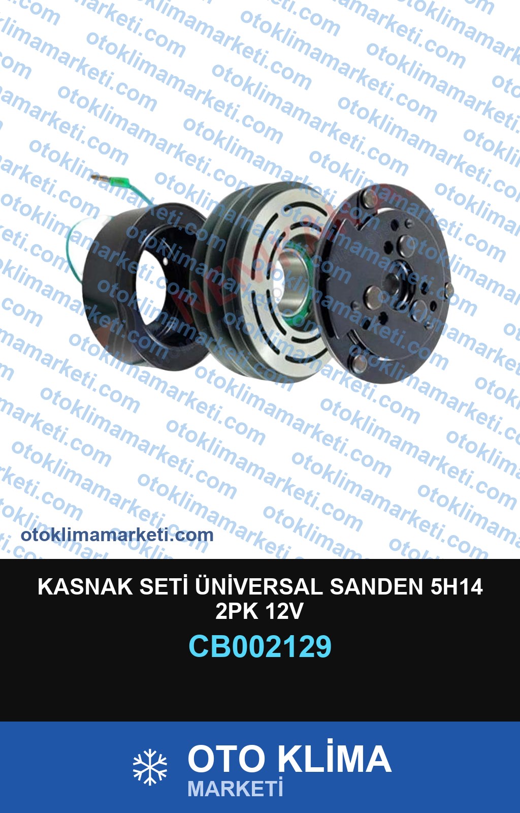 KASNAK SETİ ÜNİVERSAL SANDEN 5H14 2PK 12V