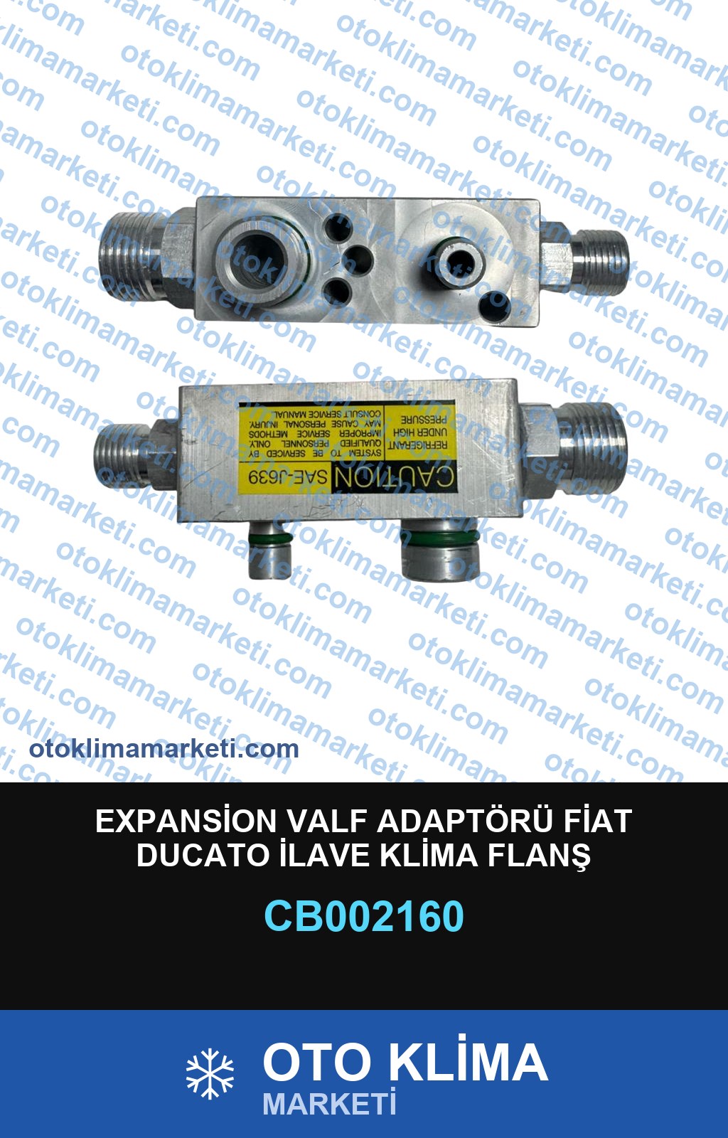 EXPANSİON VALF ADAPTÖRÜ FİAT DUCATO İLAVE KLİMA FLANŞ