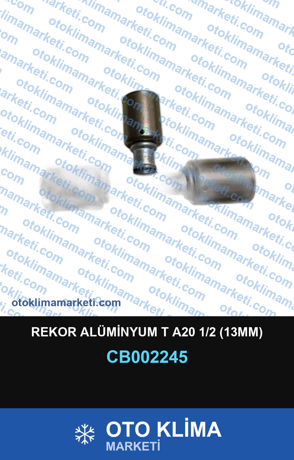 REKOR ALÜMİNYUM T A20 1/2 (13MM)
