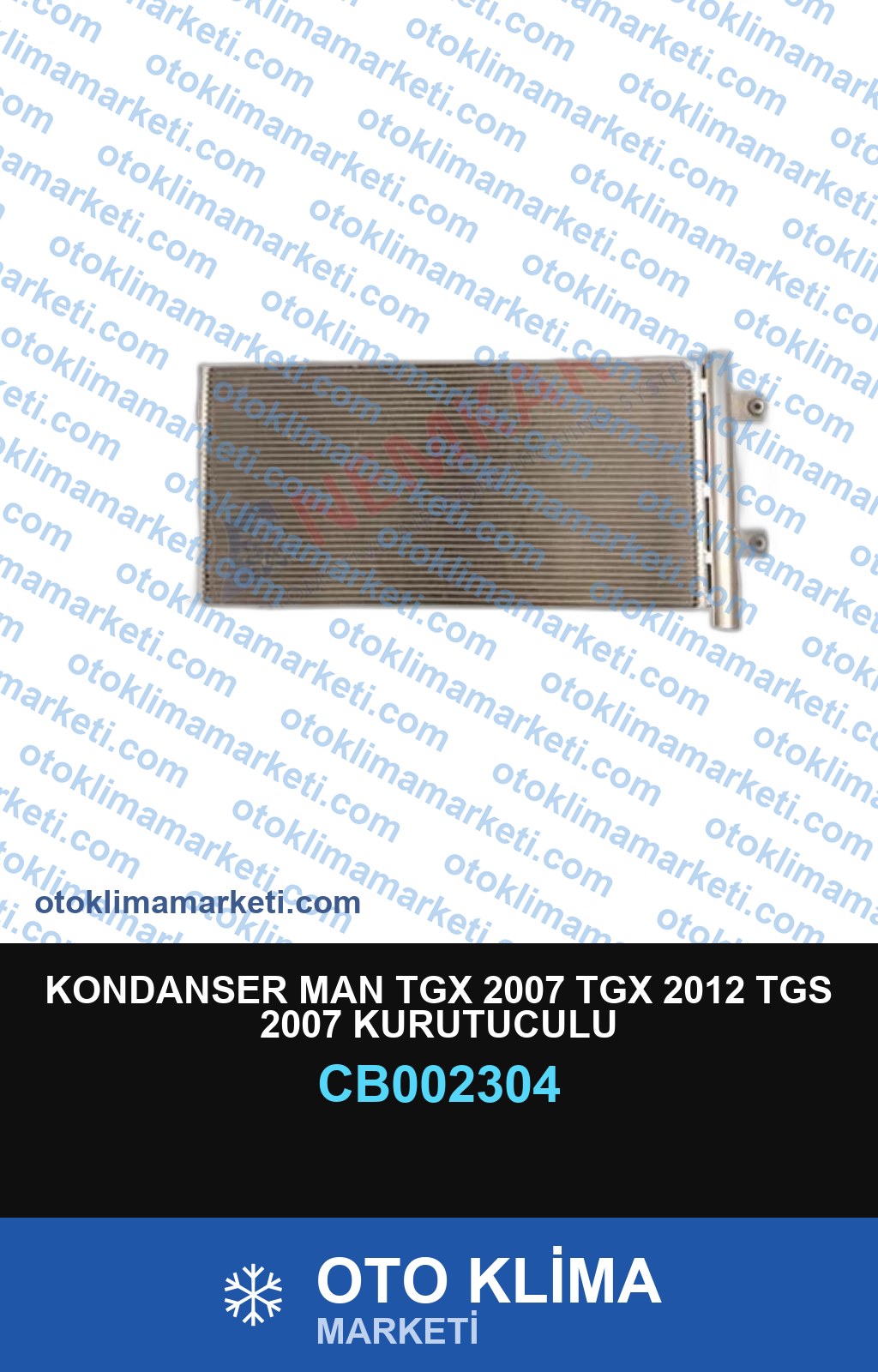 KONDANSER MAN TGX 2007 TGX 2012 TGS 2007 KURUTUCULU