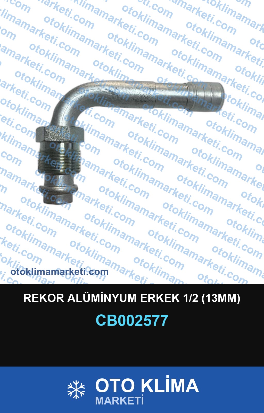 REKOR ALÜMİNYUM ERKEK 1/2 (13MM)