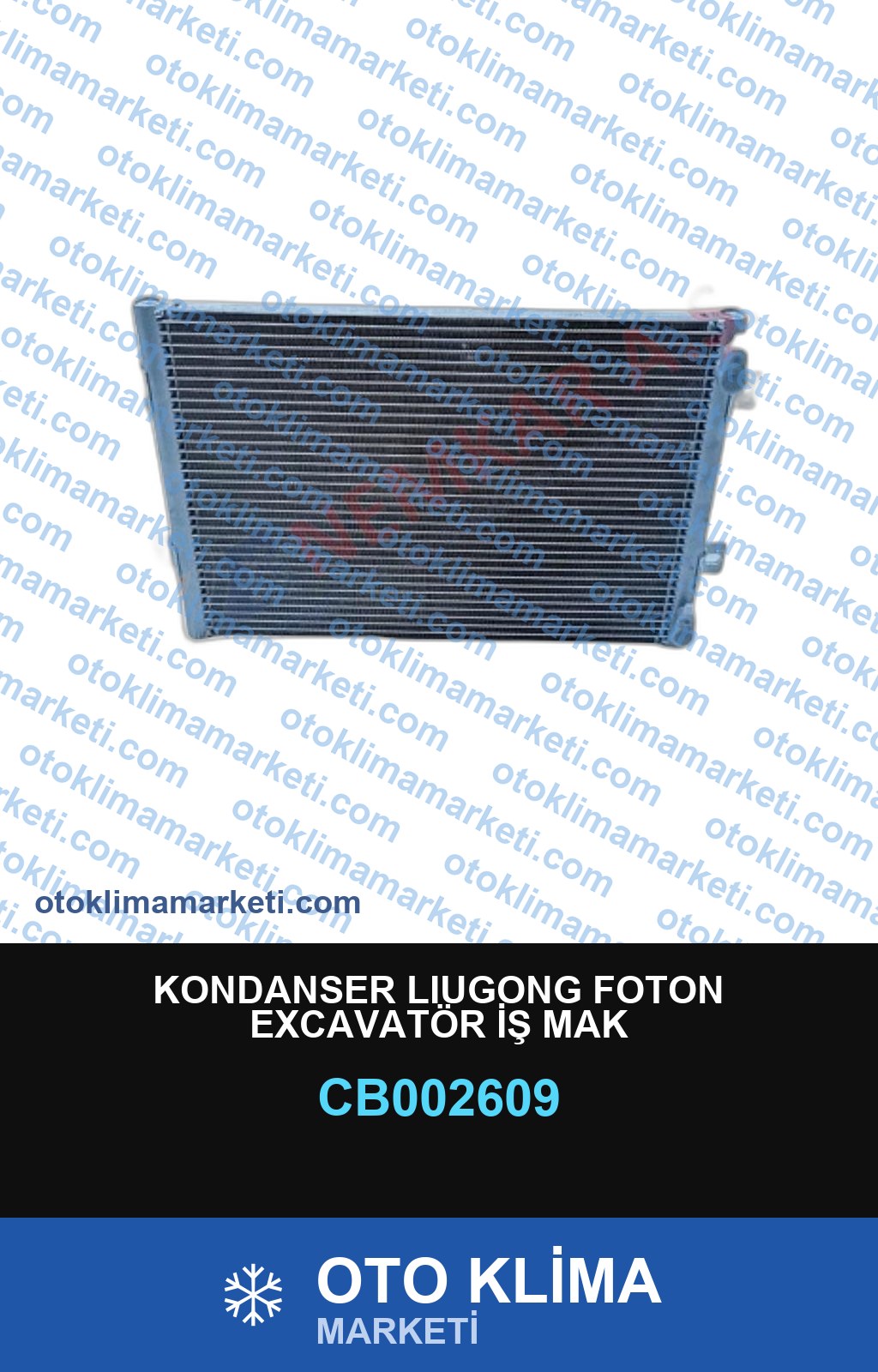 KONDANSER LIUGONG FOTON EXCAVATÖR İŞ MAK