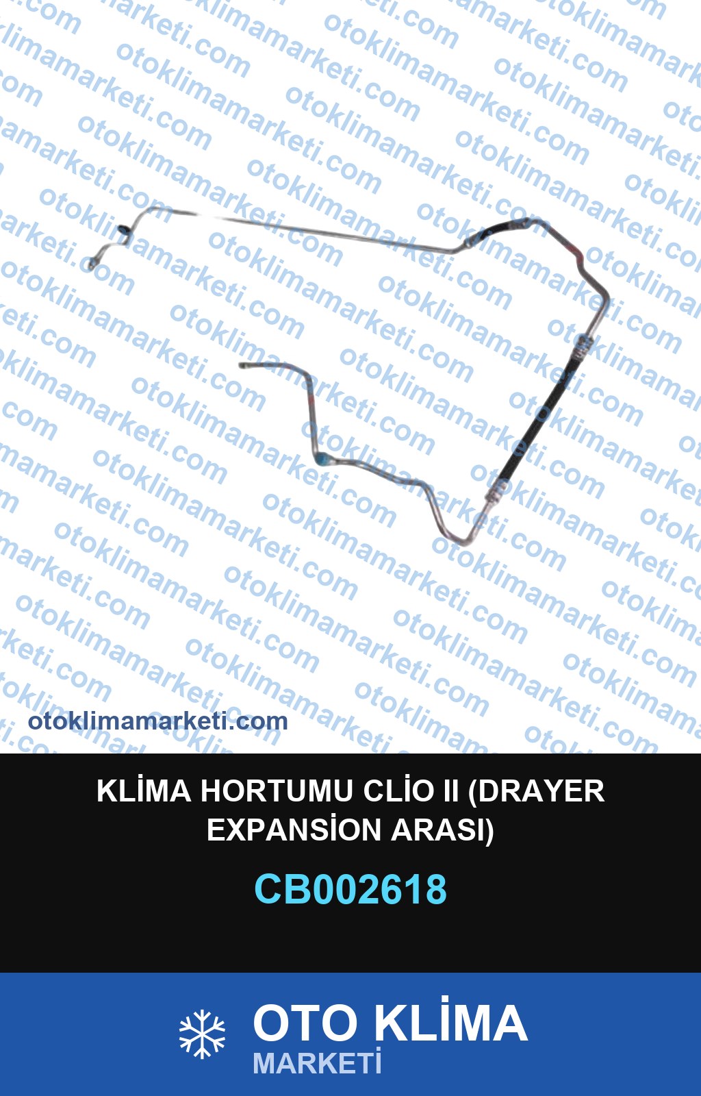 KLİMA HORTUMU CLİO II (DRAYER EXPANSİON ARASI)