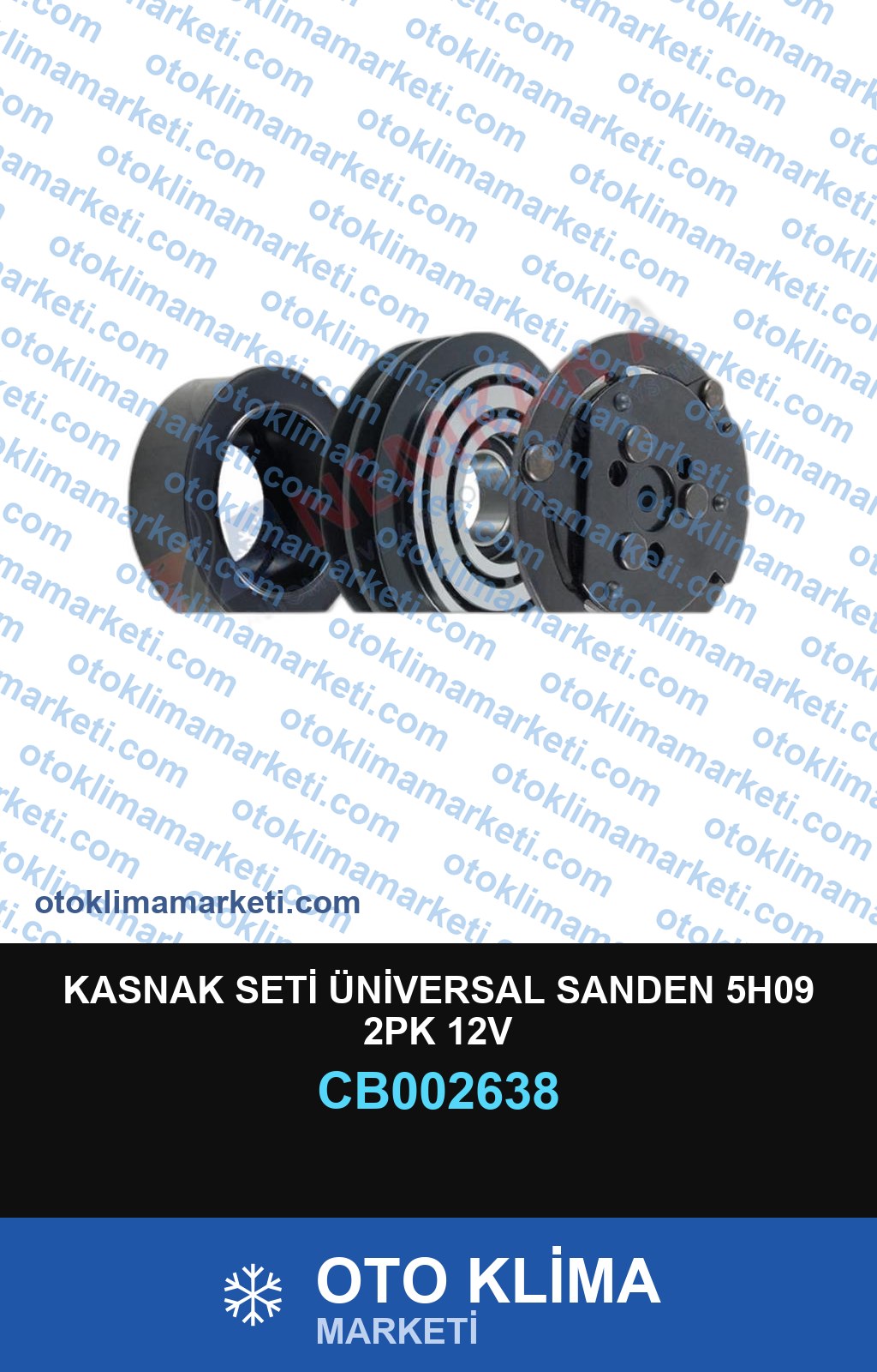 KASNAK SETİ ÜNİVERSAL SANDEN 5H09 2PK 12V