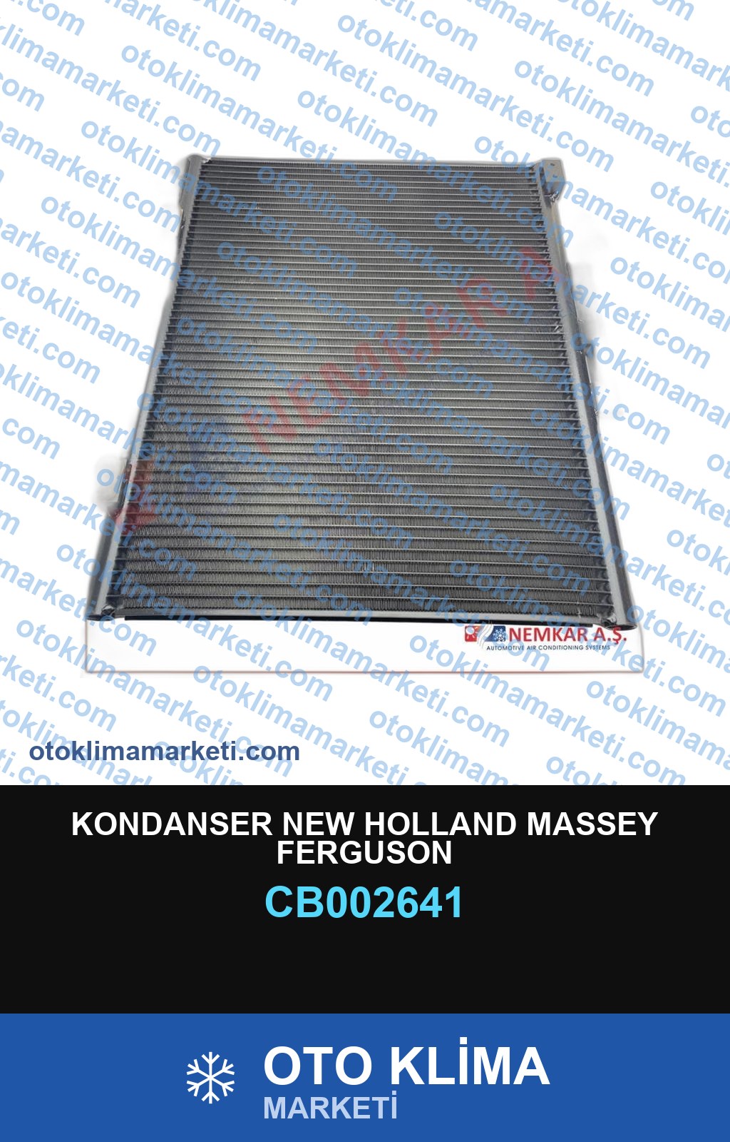 KONDANSER NEW HOLLAND MASSEY FERGUSON