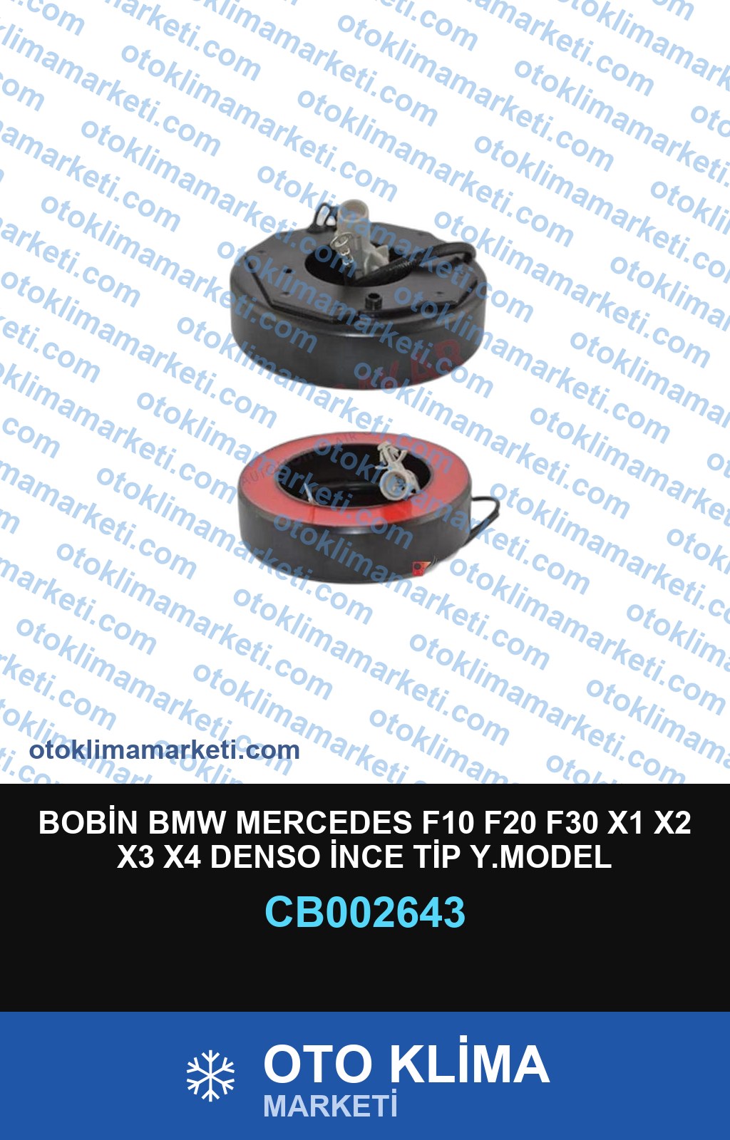 BOBİN BMW MERCEDES F10 F20 F30 X1 X2 X3 X4 DENSO İNCE TİP Y.MODEL
