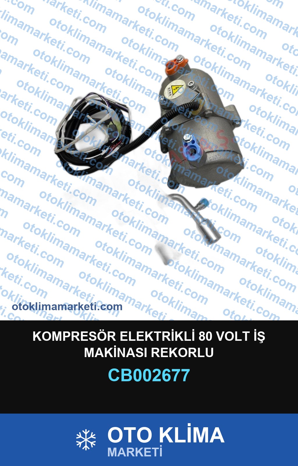 KOMPRESÖR ELEKTRİKLİ 80 VOLT İŞ MAKİNASI REKORLU