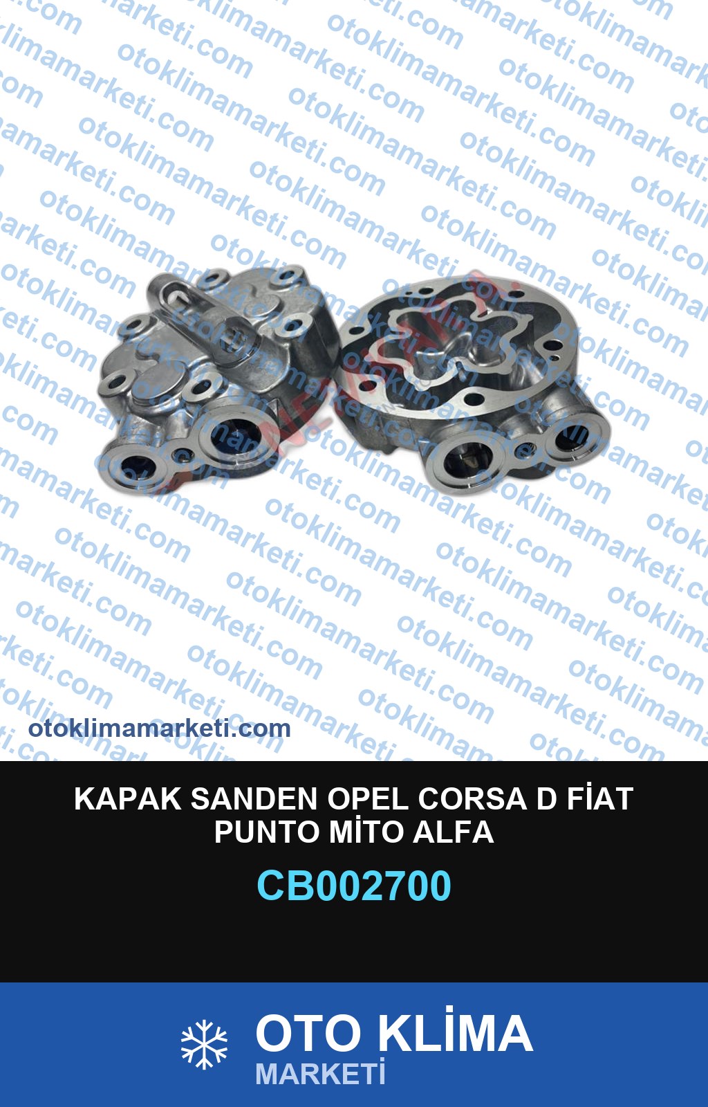 KAPAK SANDEN OPEL CORSA D FİAT PUNTO MİTO ALFA
