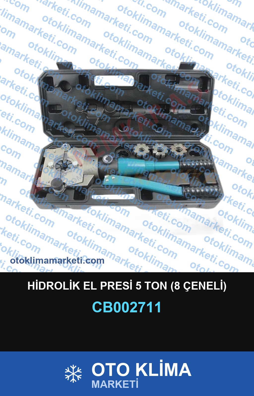 HİDROLİK EL PRESİ 5 TON (8 ÇENELİ)