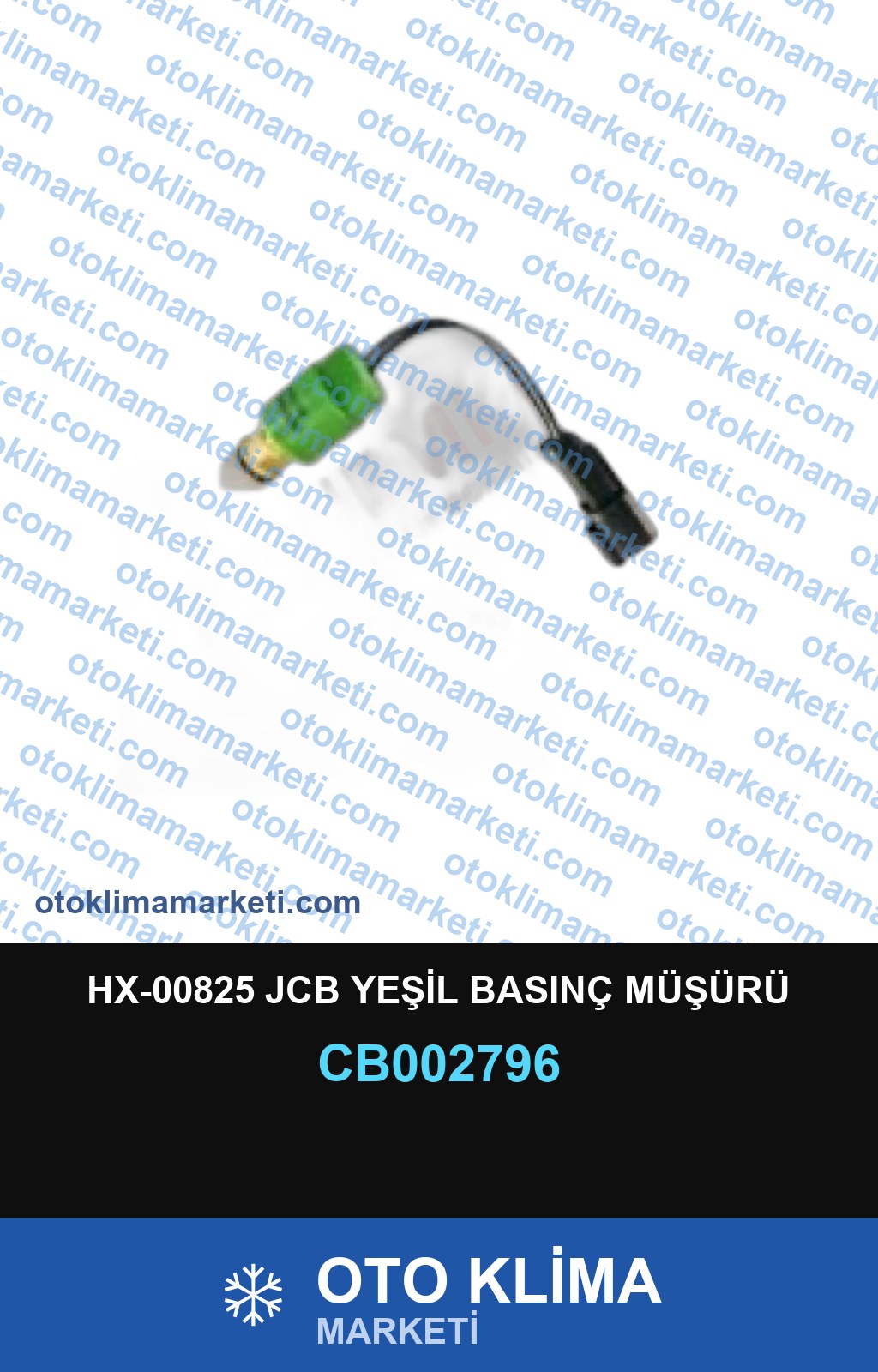 HX-00825 JCB YEŞİL BASINÇ MÜŞÜRÜ