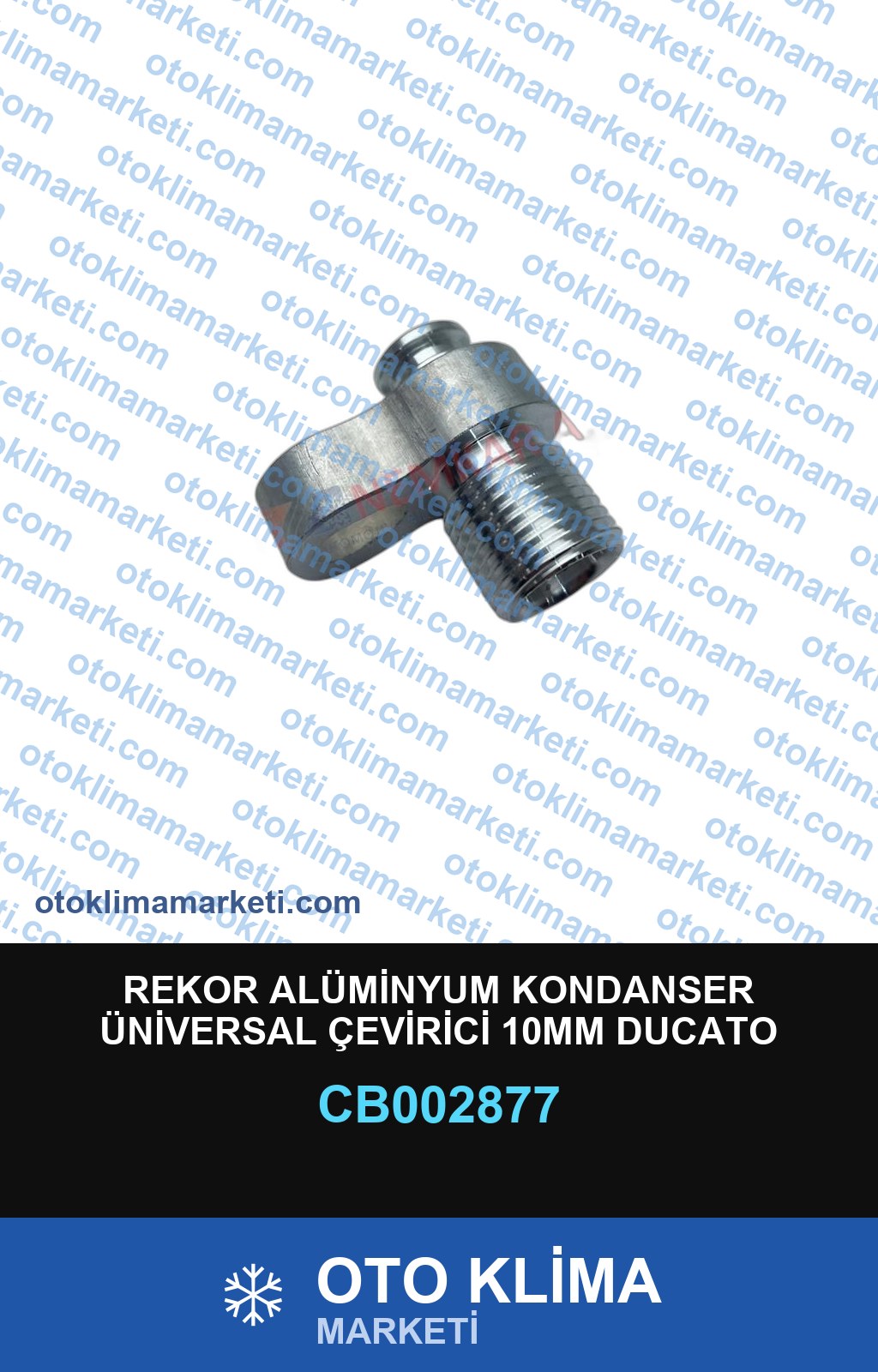 REKOR ALÜMİNYUM KONDANSER ÜNİVERSAL ÇEVİRİCİ 10MM DUCATO BOXER JUMPER