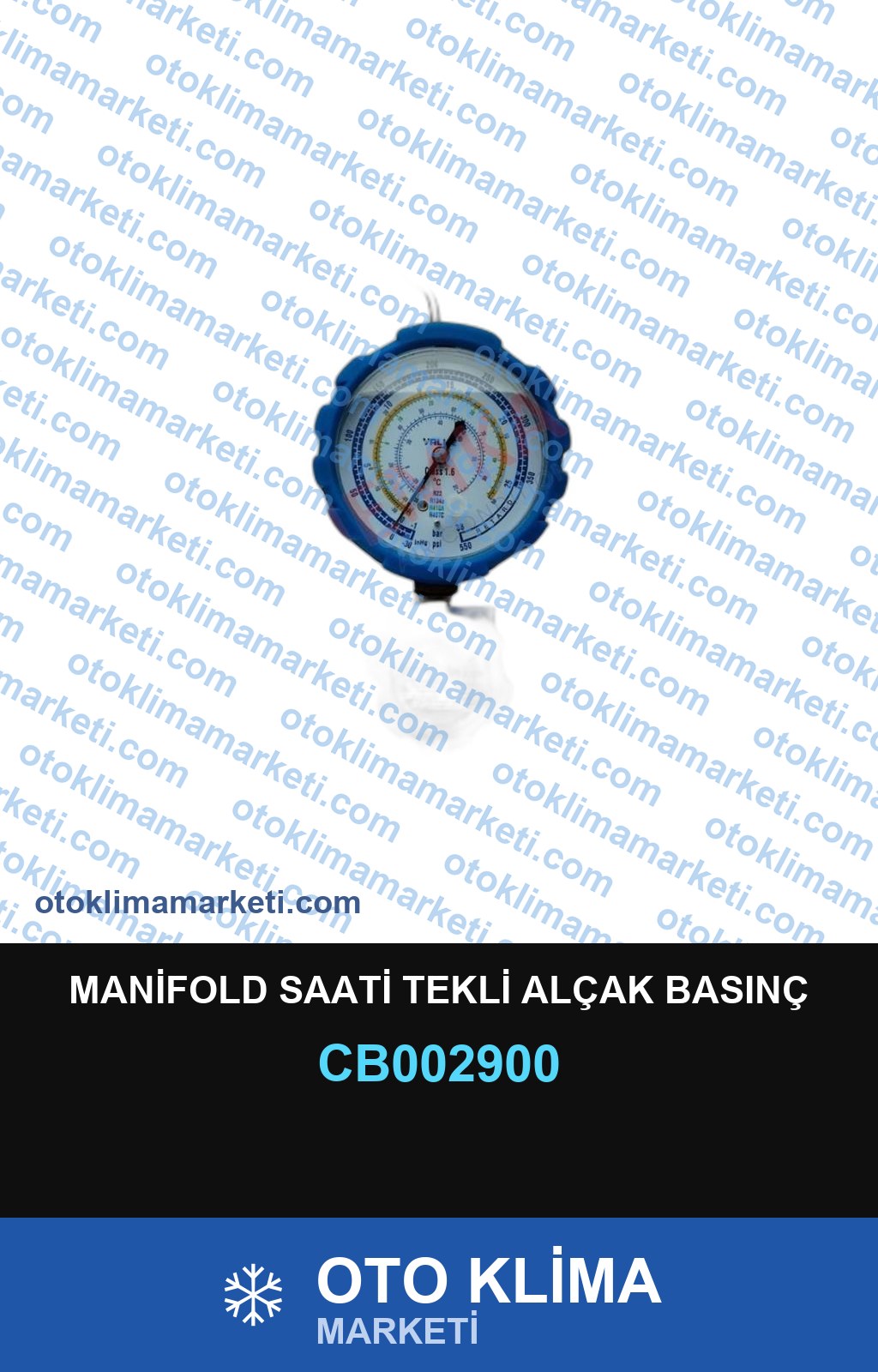 MANİFOLD SAATİ TEKLİ ALÇAK BASINÇ