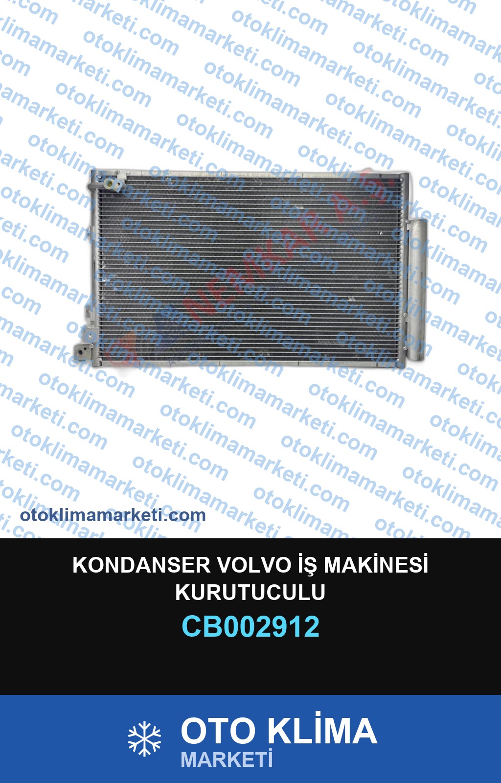KONDANSER VOLVO İŞ MAKİNESİ KURUTUCULU