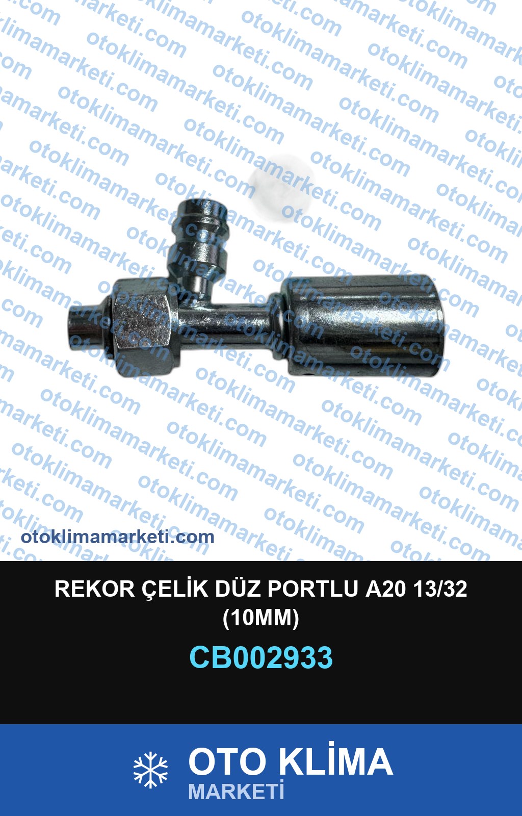 REKOR ÇELİK DÜZ PORTLU A20 13/32 (10MM)