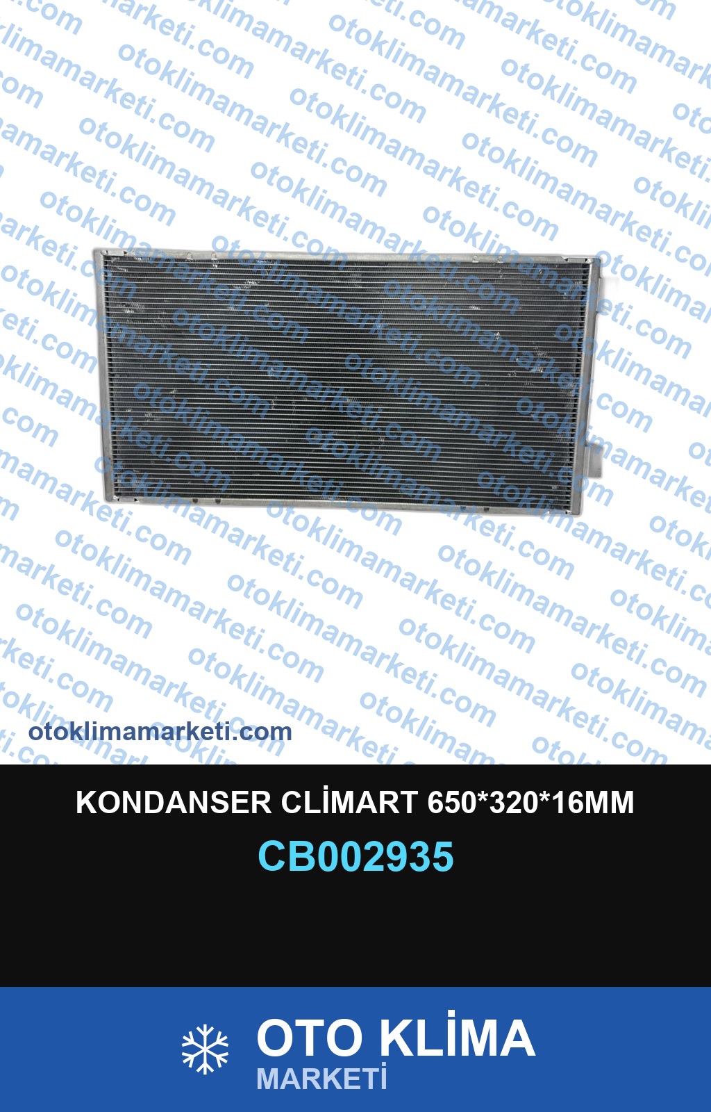 KONDANSER CLİMART 650*320*16MM