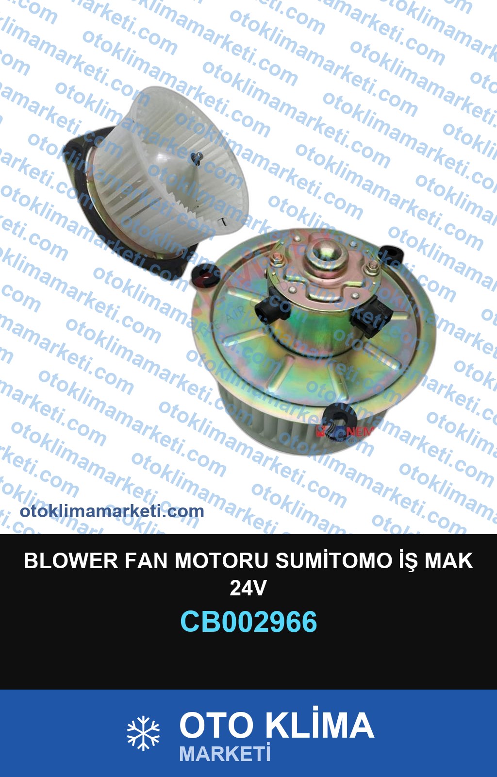 BLOWER FAN MOTORU SUMİTOMO İŞ MAK 24V