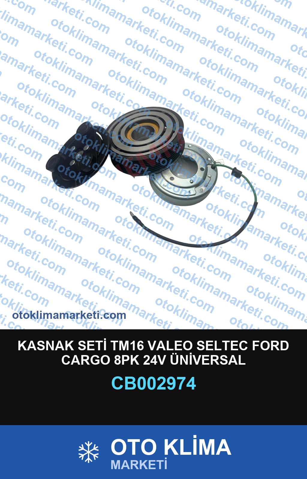 KASNAK SETİ TM16 VALEO SELTEC FORD CARGO 8PK 24V ÜNİVERSAL
