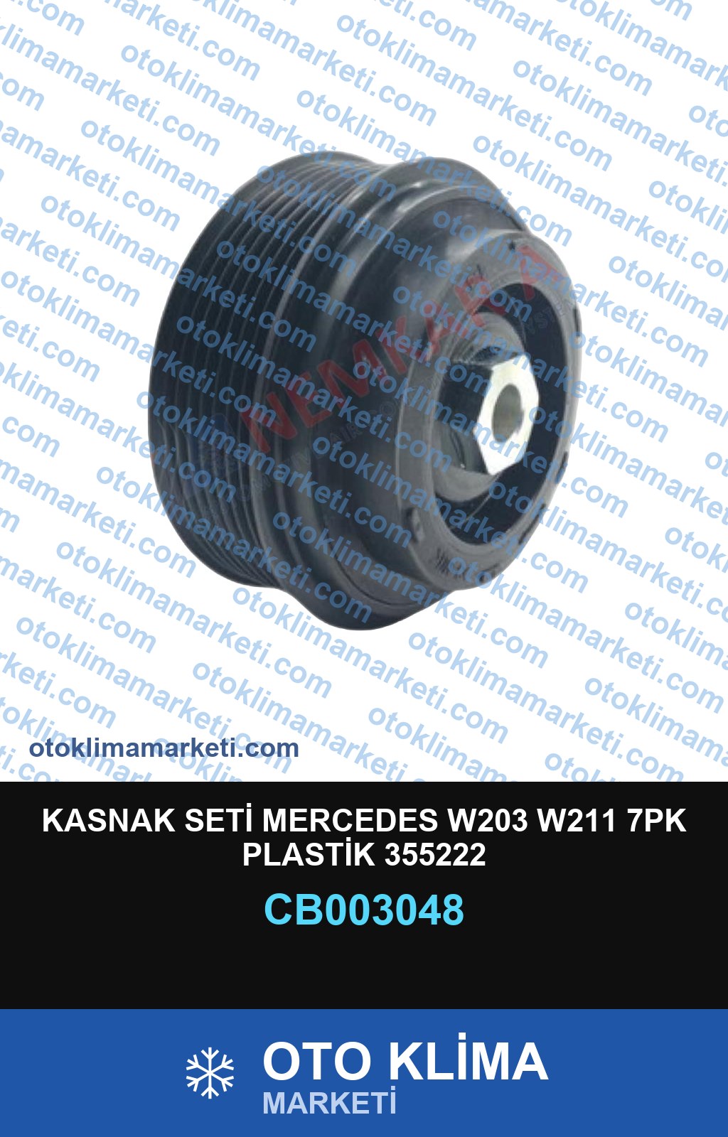 KASNAK SETİ MERCEDES W203 W211 7PK PLASTİK 355222