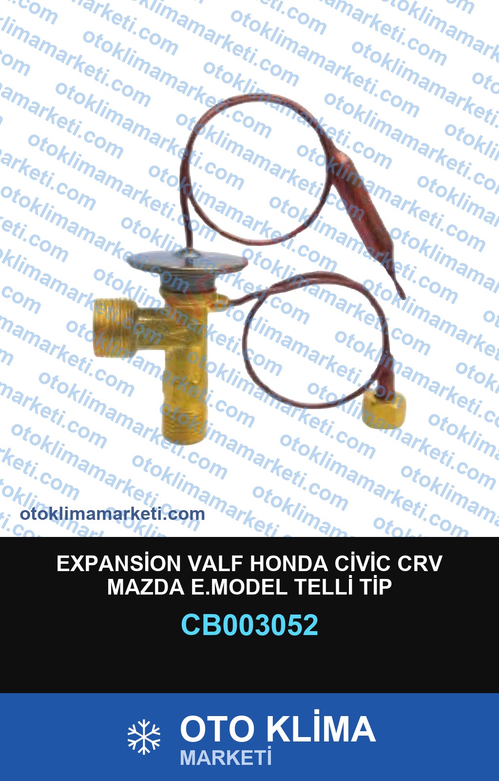 EXPANSİON VALF HONDA CİVİC CRV MAZDA E.MODEL TELLİ TİP