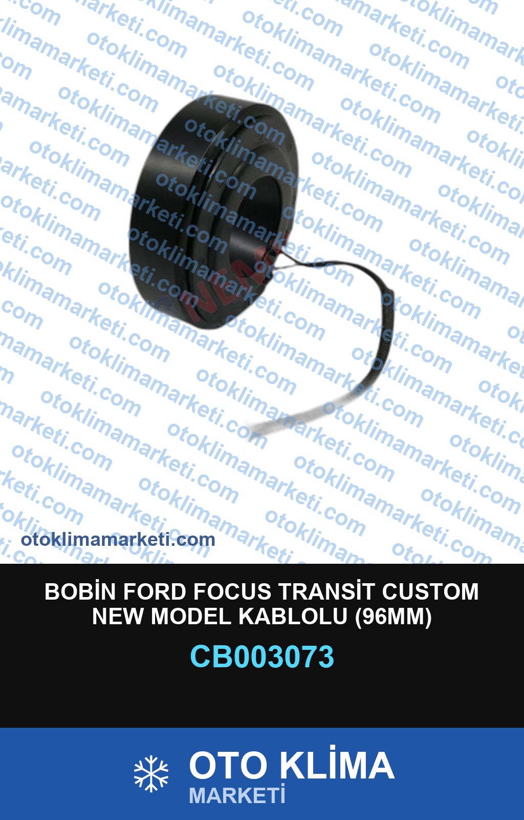 BOBİN FORD FOCUS TRANSİT CUSTOM NEW MODEL KABLOLU (96MM)