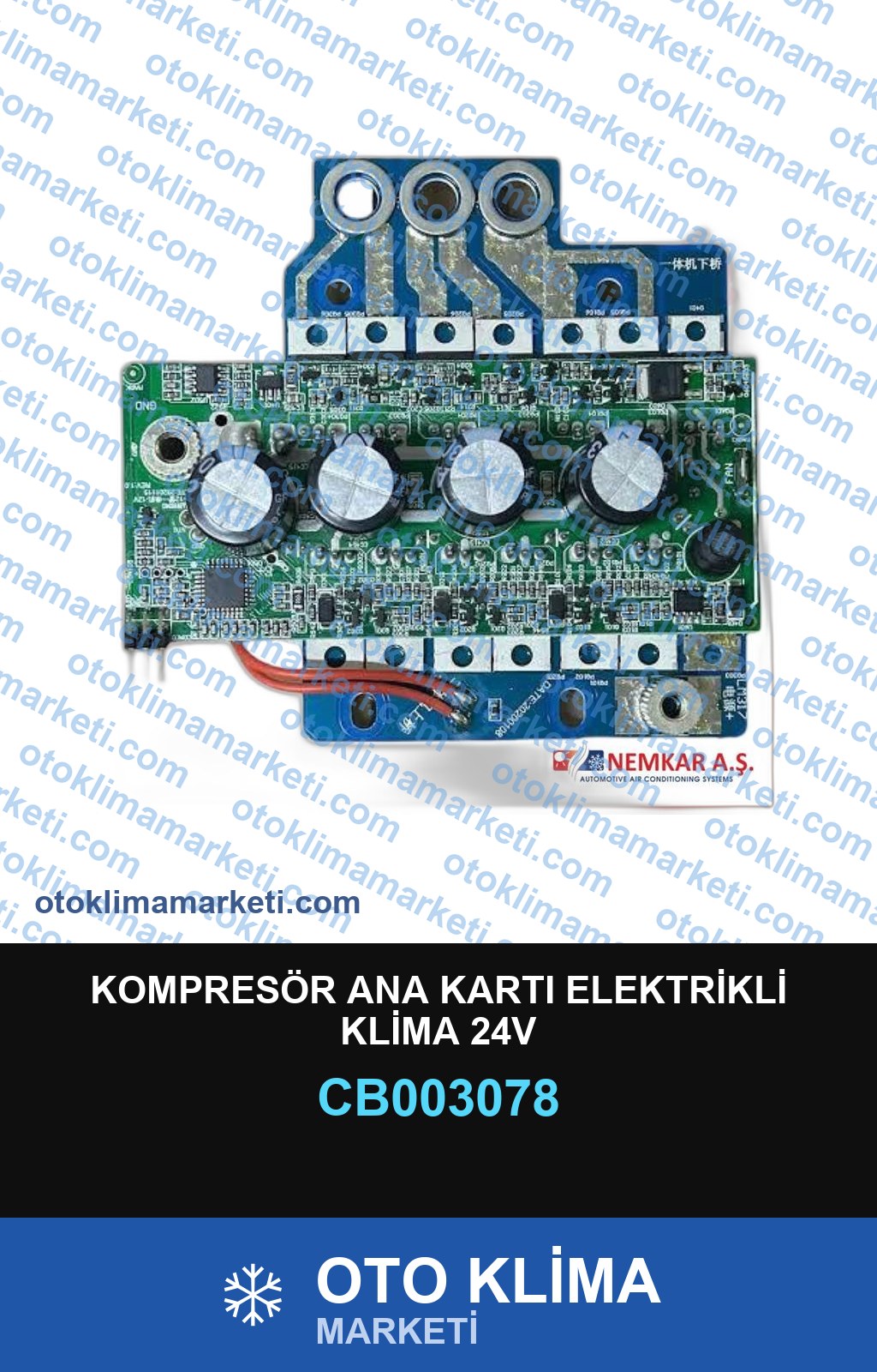 KOMPRESÖR ANA KARTI ELEKTRİKLİ KLİMA 24V