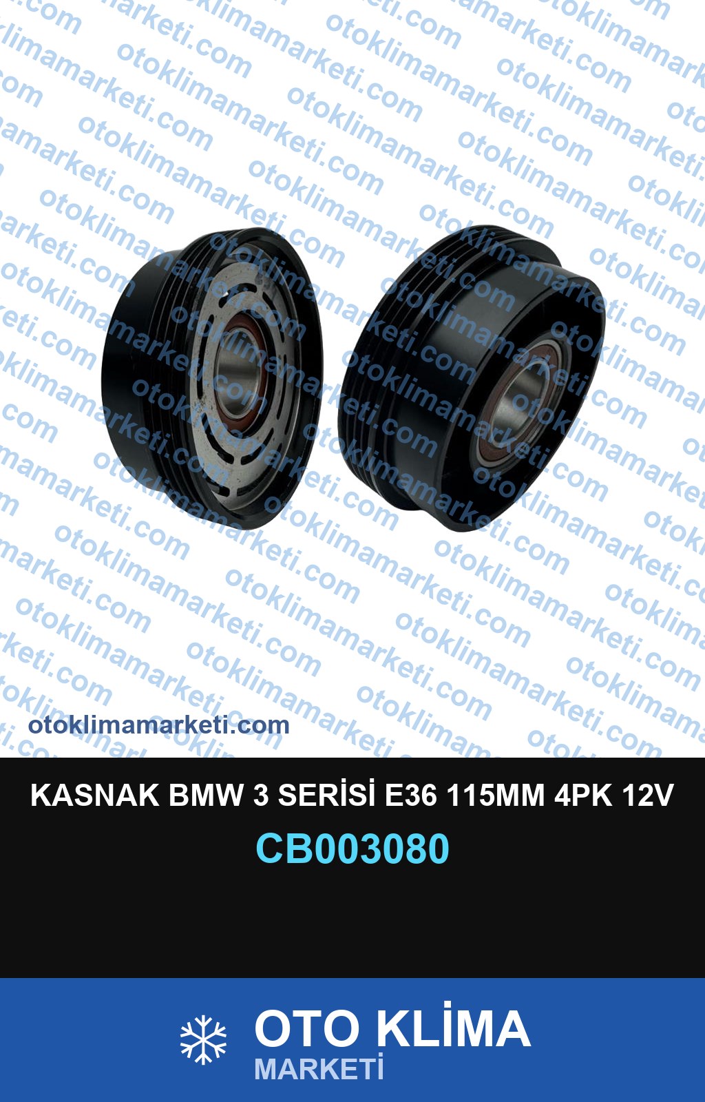 KASNAK BMW 3 SERİSİ E36 115MM 4PK 12V