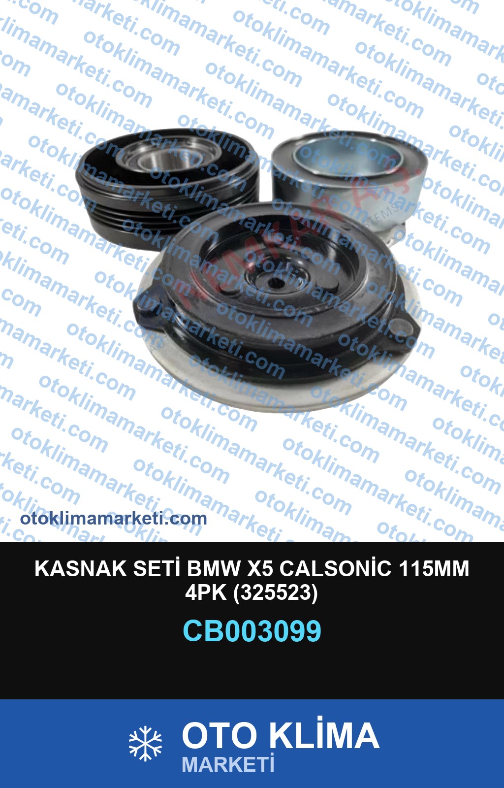 KASNAK SETİ BMW X5 CALSONİC 115MM 4PK (325523)