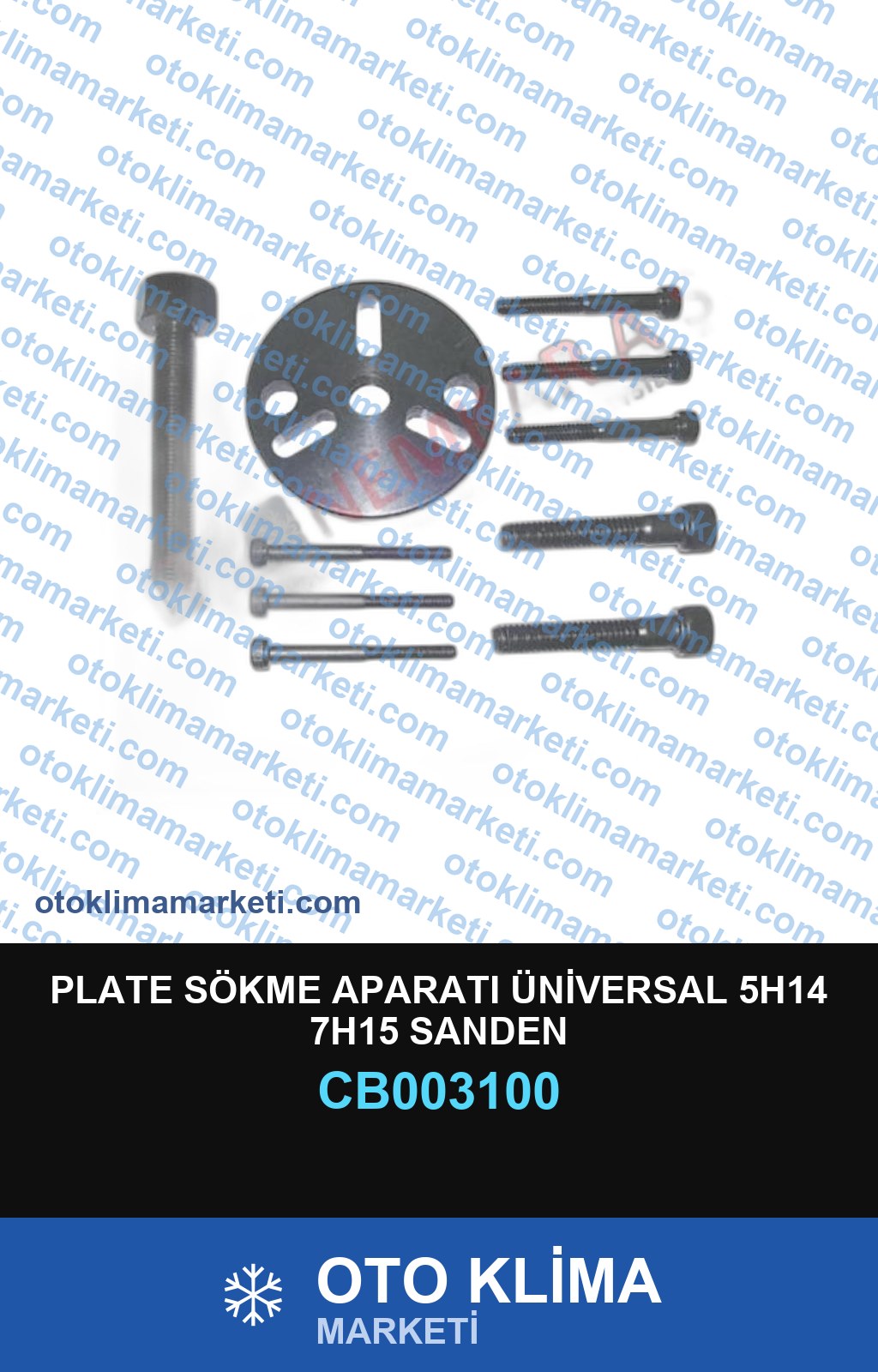 PLATE SÖKME APARATI ÜNİVERSAL 5H14 7H15 SANDEN