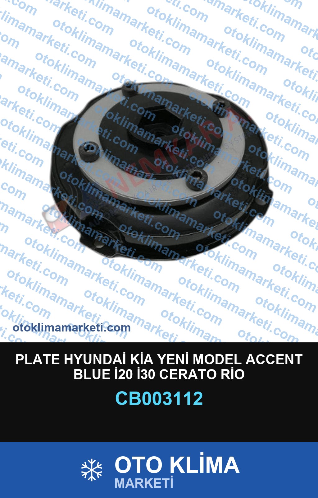 PLATE HYUNDAİ KİA YENİ MODEL ACCENT BLUE İ20 İ30 CERATO RİO