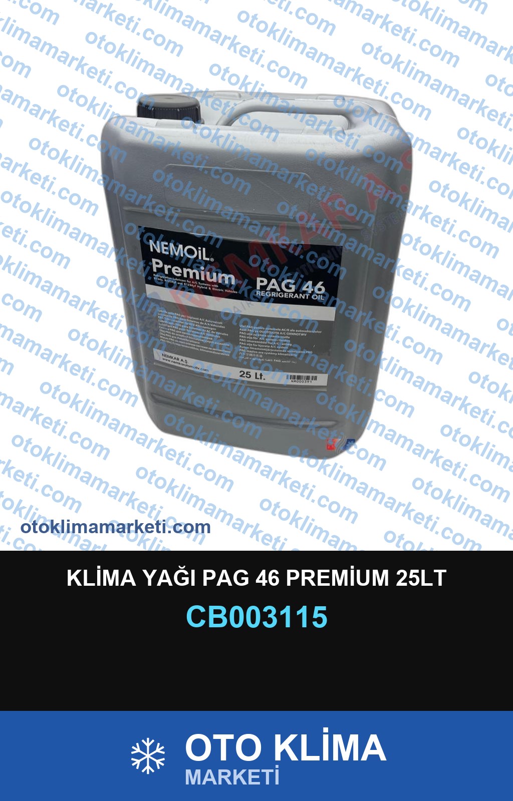KLİMA YAĞI PAG 46 PREMİUM 25LT