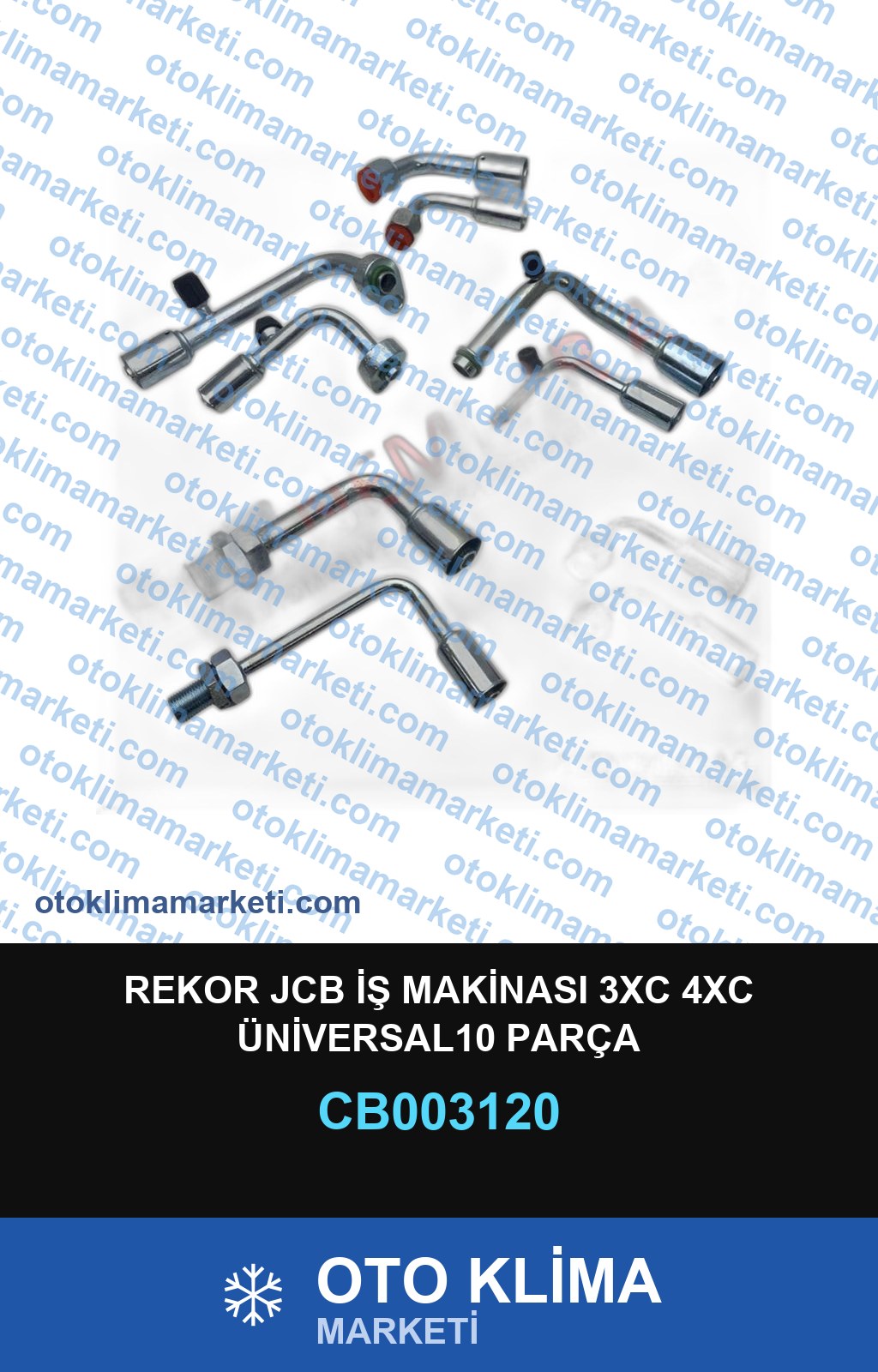 REKOR JCB İŞ MAKİNASI 3XC 4XC ÜNİVERSAL10 PARÇA