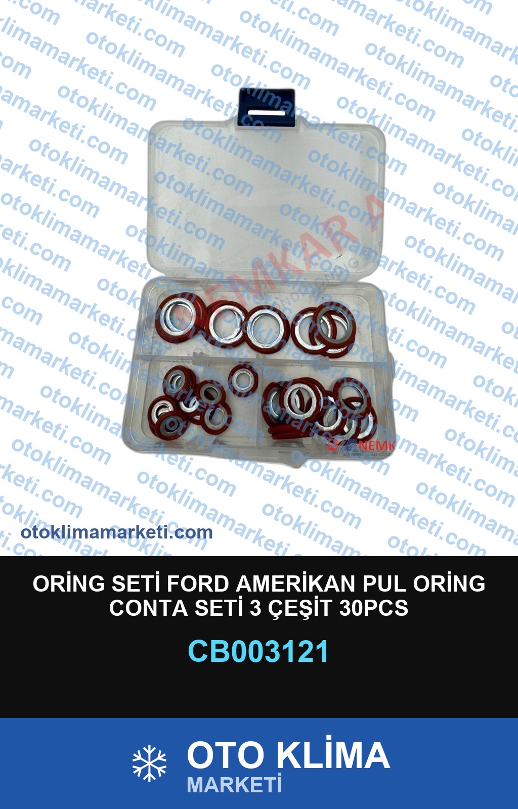 ORİNG SETİ FORD AMERİKAN PUL ORİNG CONTA SETİ 3 ÇEŞİT 30PCS