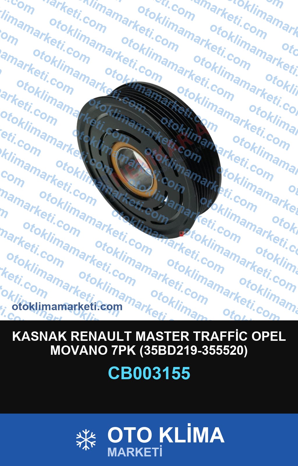 KASNAK RENAULT MASTER TRAFFİC OPEL MOVANO 7PK (35BD219-355520)