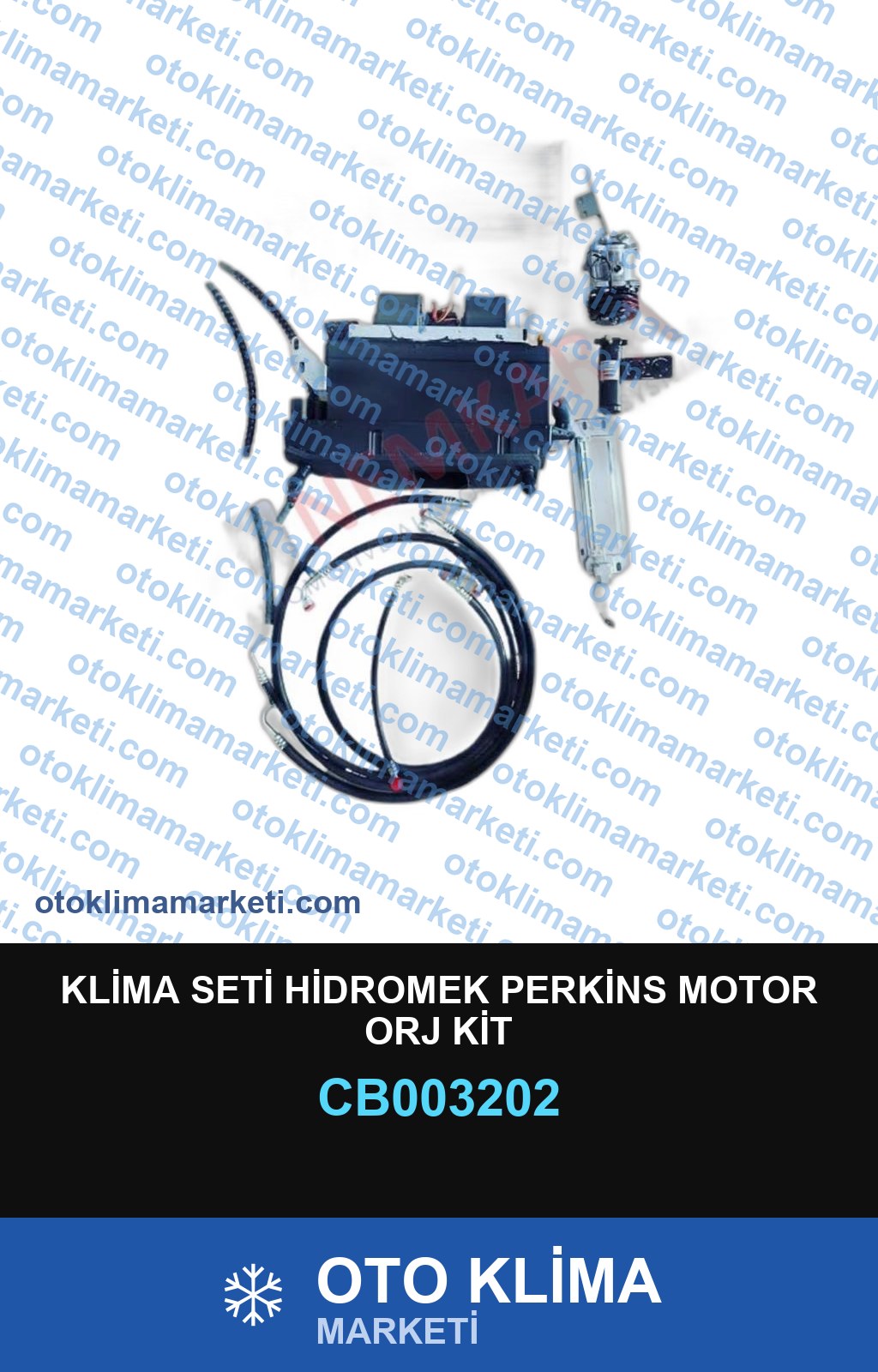 KLİMA SETİ HİDROMEK PERKİNS MOTOR ORJ KİT