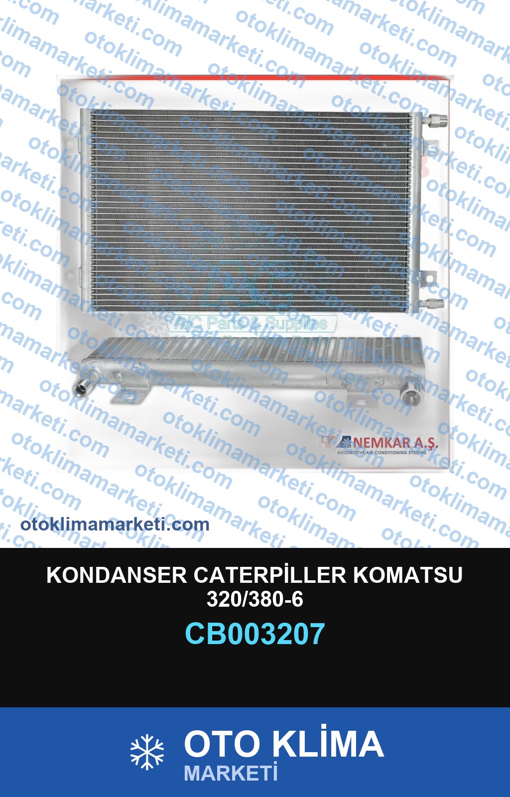 KONDANSER CATERPİLLER KOMATSU 320/380-6