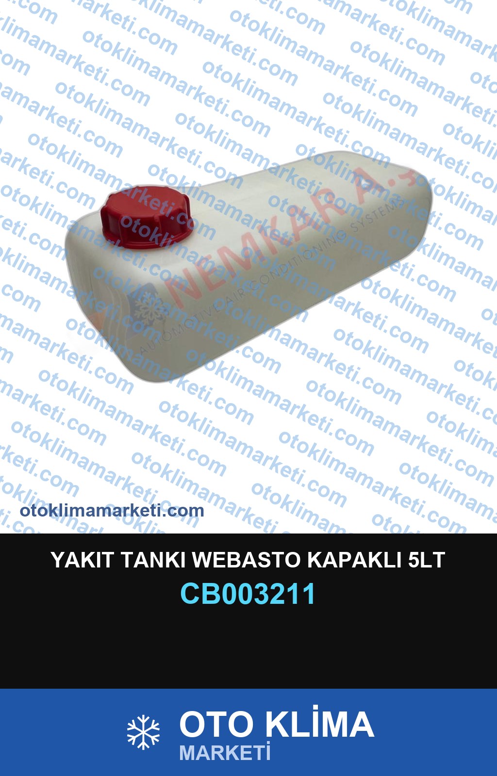 YAKIT TANKI WEBASTO KAPAKLI 5LT
