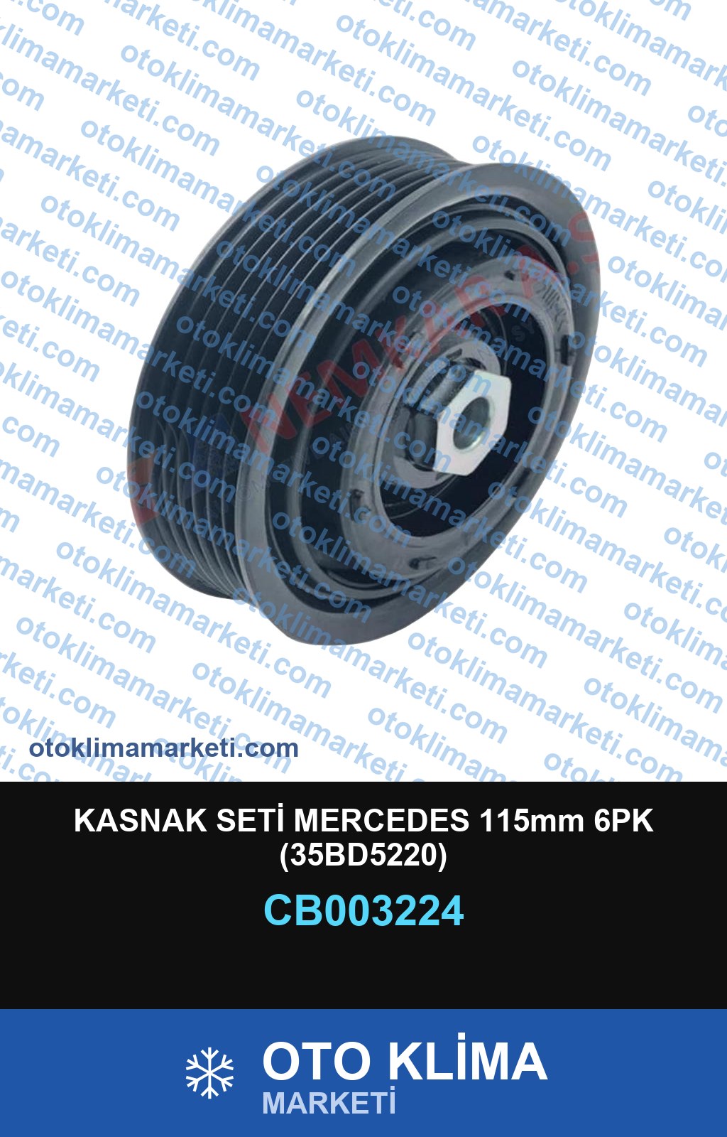 KASNAK SETİ MERCEDES 115mm 6PK (35BD5220)