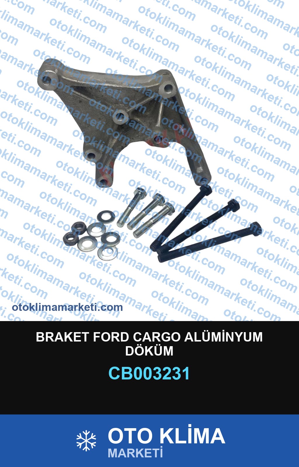 BRAKET FORD CARGO ALÜMİNYUM DÖKÜM