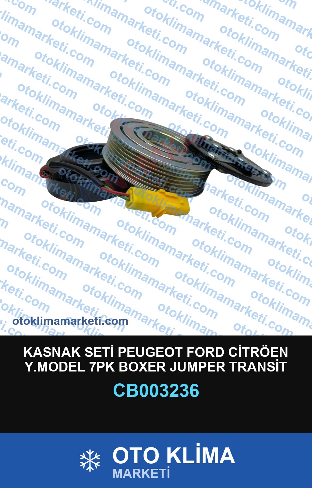 KASNAK SETİ PEUGEOT FORD CİTRÖEN Y.MODEL 7PK BOXER JUMPER TRANSİT SANDEN