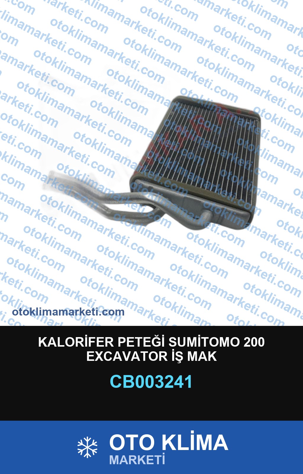 KALORİFER PETEĞİ SUMİTOMO 200 EXCAVATOR İŞ MAK