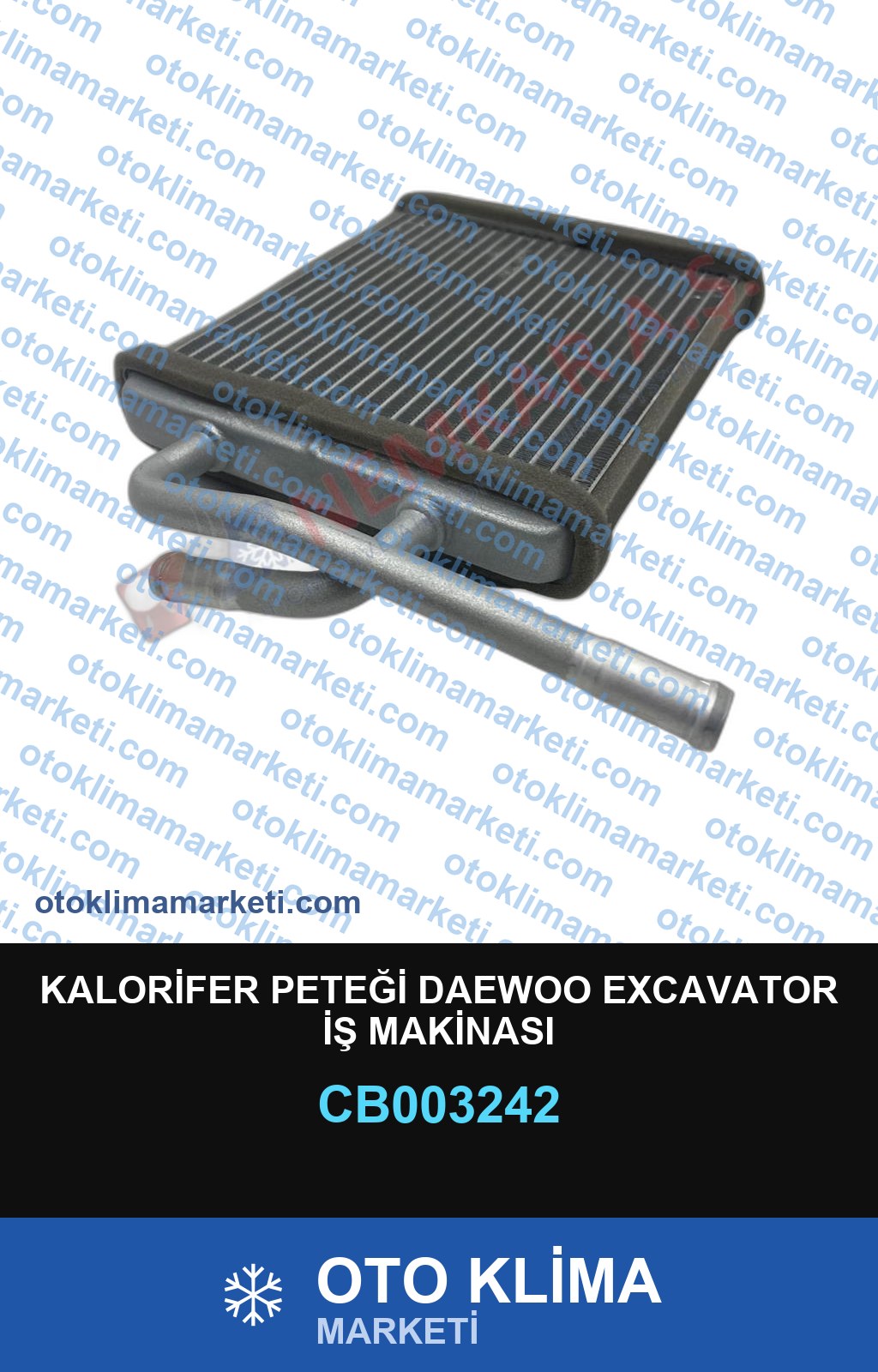 KALORİFER PETEĞİ DAEWOO EXCAVATOR İŞ MAKİNASI