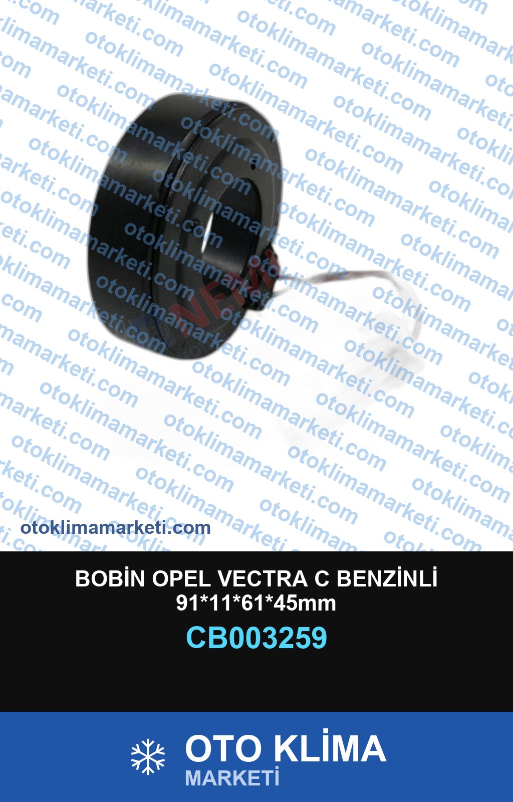 BOBİN OPEL VECTRA C BENZİNLİ 91*11*61*45mm