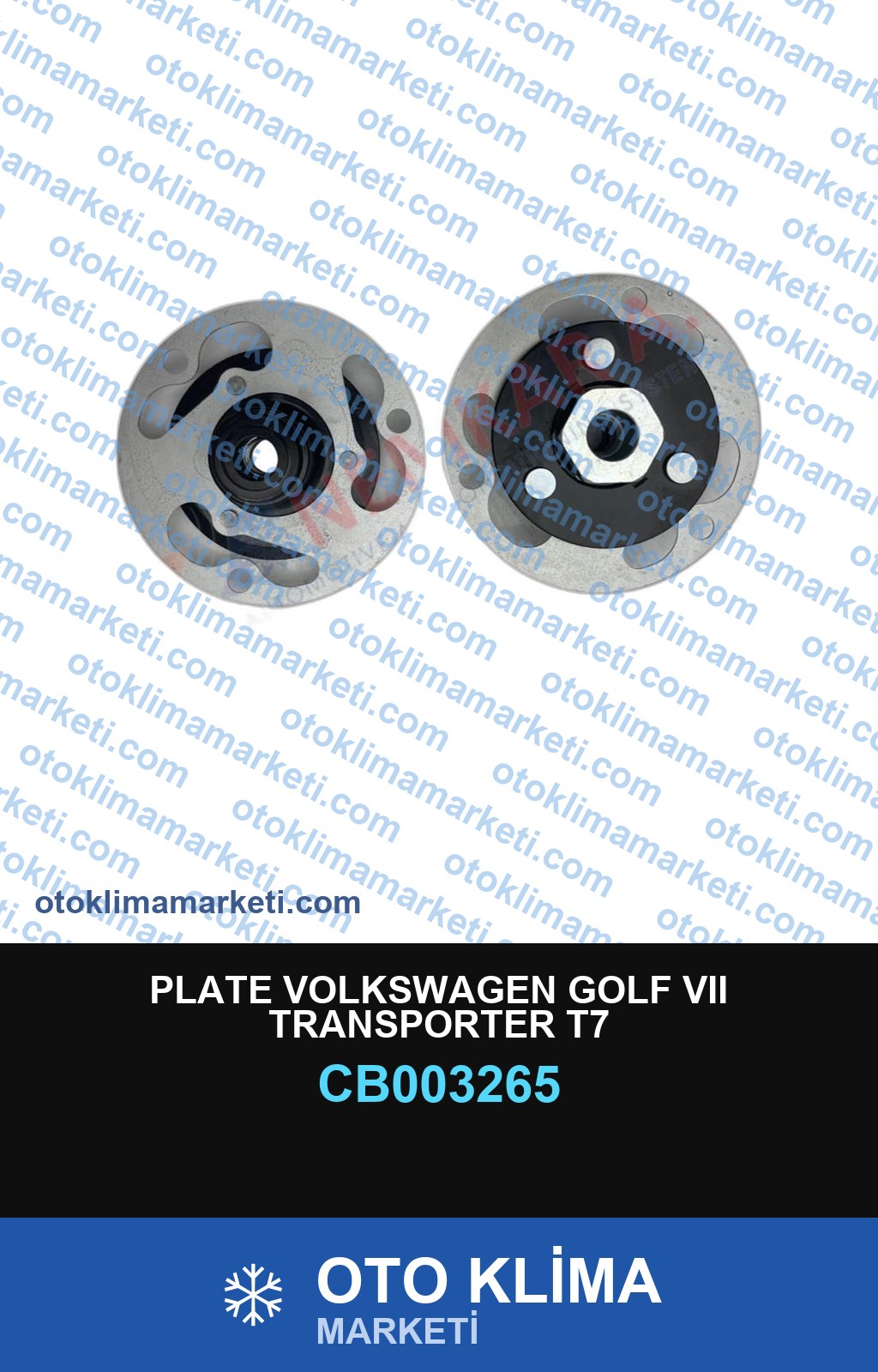 PLATE VOLKSWAGEN GOLF VII TRANSPORTER T7