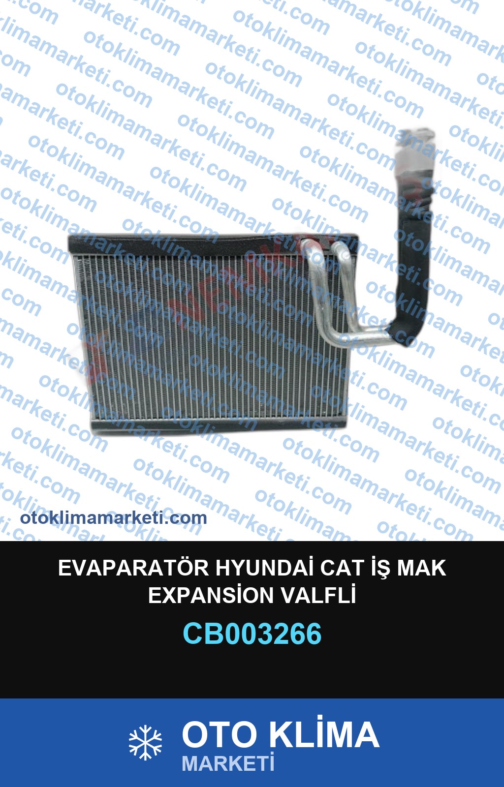 EVAPARATÖR HYUNDAİ CAT İŞ MAK EXPANSİON VALFLİ