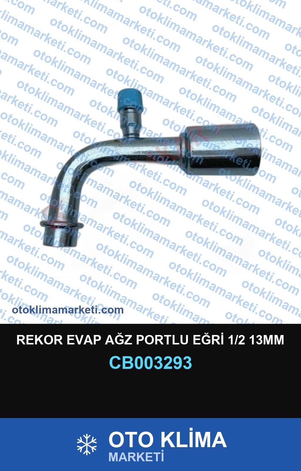 REKOR EVAP AĞZ PORTLU EĞRİ 1/2 13MM