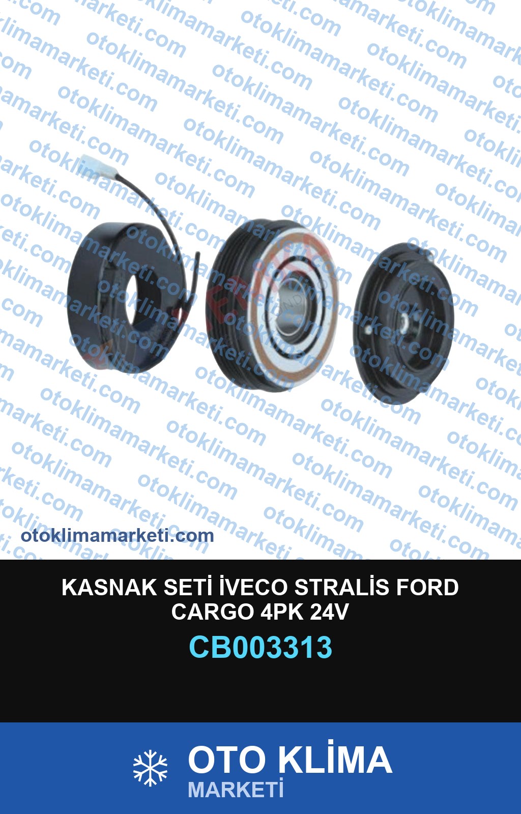 KASNAK SETİ İVECO STRALİS FORD CARGO 4PK 24V