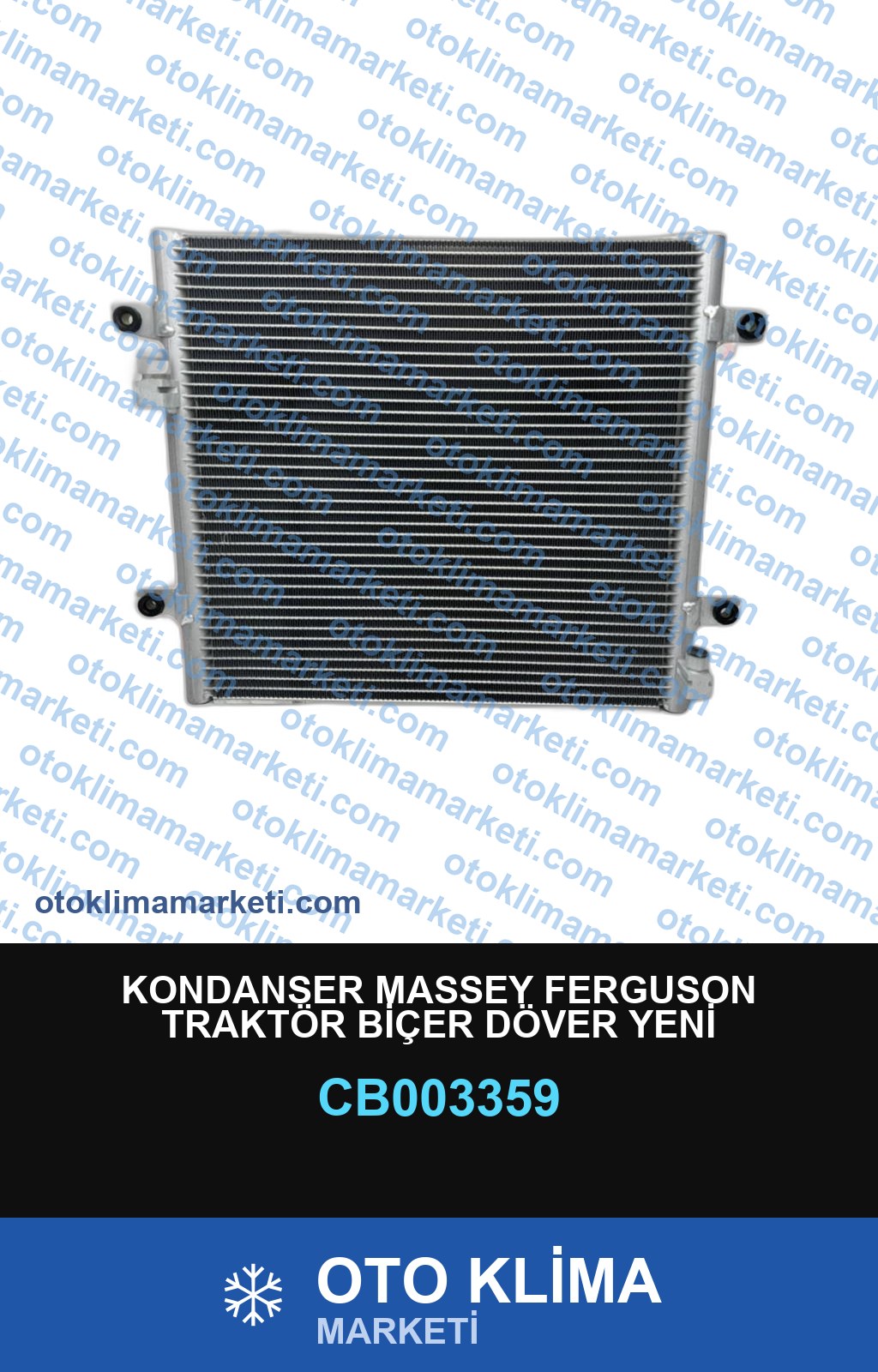 KONDANSER MASSEY FERGUSON TRAKTÖR BİÇER DÖVER YENİ